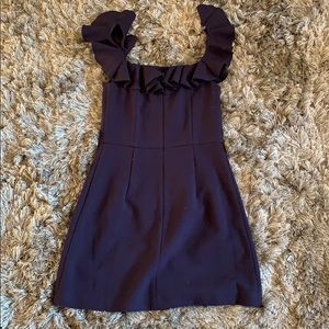 Navy French Connection Whisper Light Dress